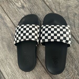 Vans Checkered Slip On Sandal Kids Size 3